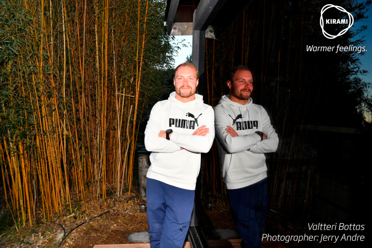 Dopo la sauna in una seria di Netflix, Valtteri Bottas si gode la sauna Kirami FinVision | Kirami