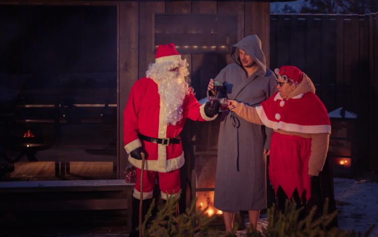 La sauna di Natale fa parte del Natale finlandese come Babbo Natale e il prosciutto di Natale | Kirami FinVision® -saunat