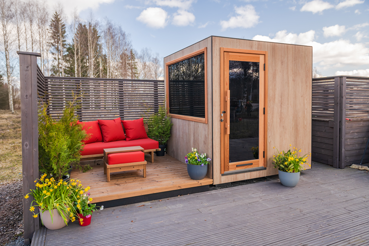 Kirami FinVision® -sauna Zero M - con connessione di rete