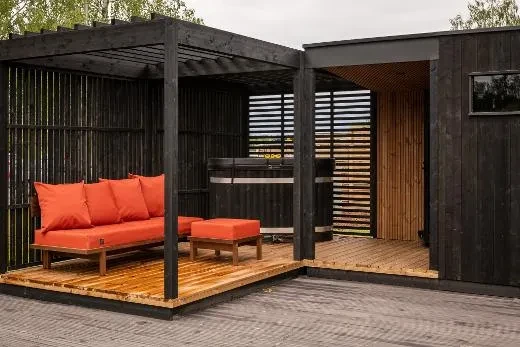 Kirami FinVision® -pergola Misty, design e finiture di alta qualità