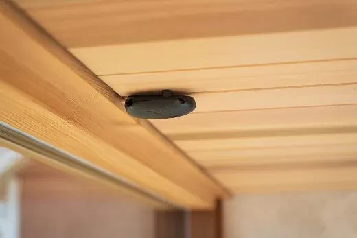 Kirami FinVision® -sauna M Zero (GlowBlack and CoralWhite)