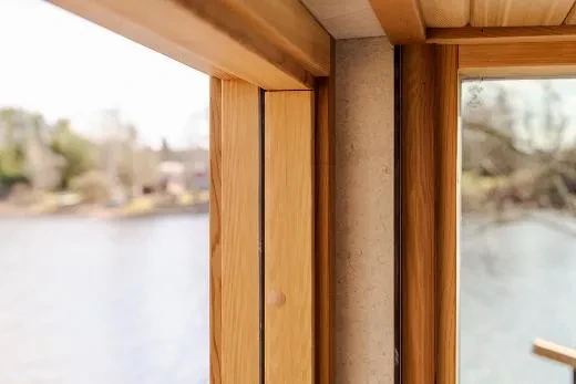 Kirami FinVision® -sauna M Zero (GlowBlack and CoralWhite)_Solarsystem model