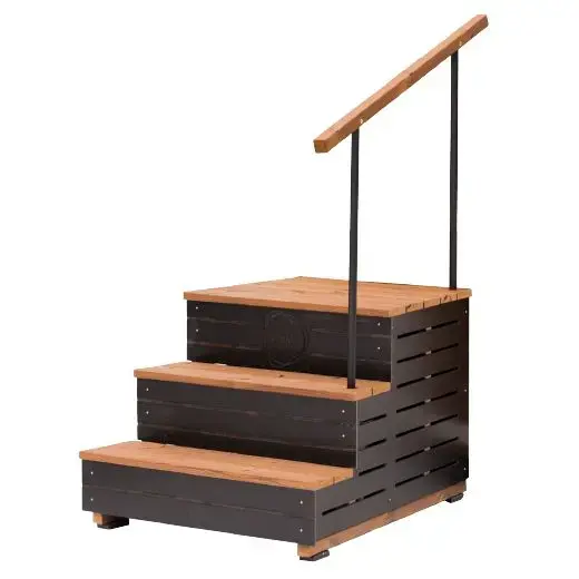 Family staircase, Thermowood