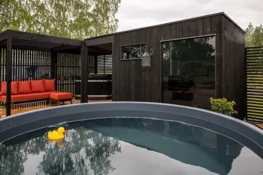 Kirami FinVision® -set di divani Misty, arancione brillante