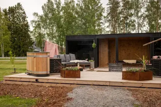 Kirami FinVision® -sauna M Misty, Harvia Virta Combi 10,8 kW